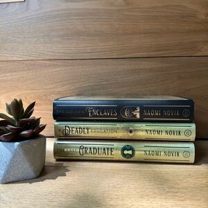 Naomi Novik Book set THE SCHOLOMANCE TRILOGY HARDCOVER